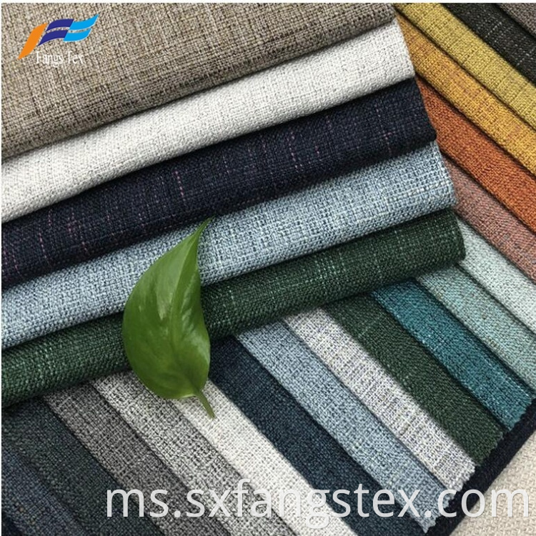 2019 New Design Eco-friendly Upholstery Linen Sofa Fabric